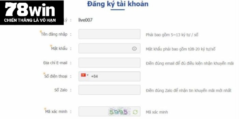 Số điện thoại là thông tin cần chuẩn bị khi tạo account